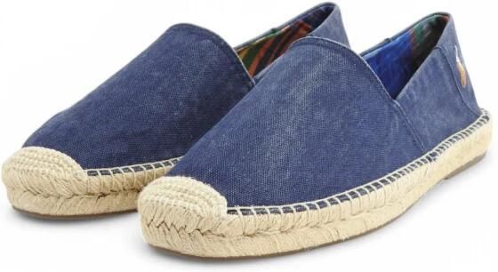 Polo Ralph Lauren Klassieke Espadrilles voor Mannen en Vrouwen Blue Heren