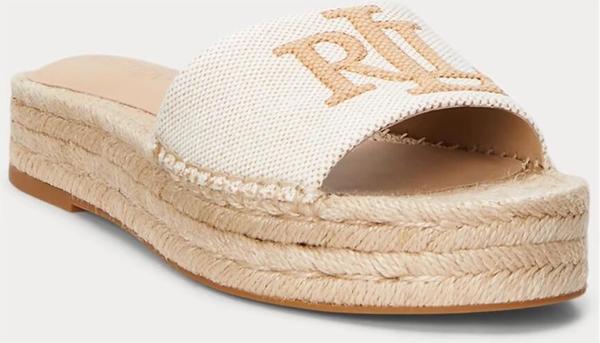 Ralph Lauren Espadrilles Polly van geverfd canvas