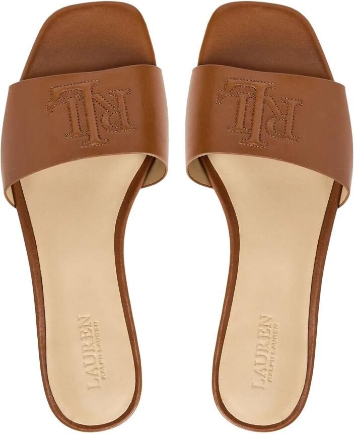 Lauren Ralph Lauren Slippers & Mules Everley Sld Sandals Slide in bruin - Foto 2