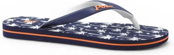Polo Ralph Lauren Teenslippers met all-over motief-zool