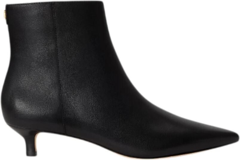 Lauren Ralph Lauren Laarsje van echt leer met kitten heel