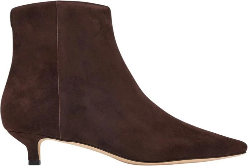 Lauren Ralph Lauren Laarsjes van echt leer met kitten heel