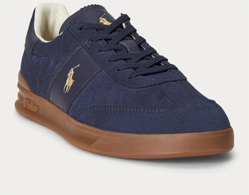 POLO RALPH LAUREN Heritage Area Sneakers Suède Heren Blauw - Foto 3
