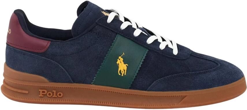 POLO RALPH LAUREN Ralph Lauren Lage Sneakers Heren Heritage Area Suède Blauw - Foto 3