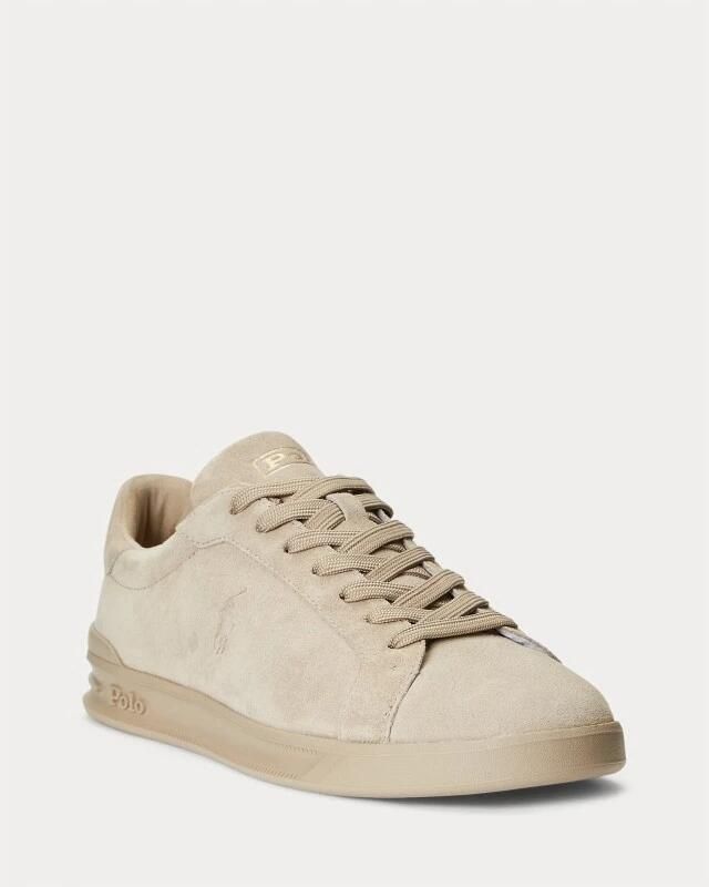 POLO RALPH LAUREN Ralph Lauren Lage Sneakers Heren Heritage Court Suède Beige