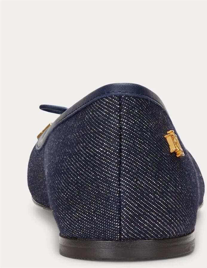 LAUREN RALPH LAUREN Ballerina Dames Jayna Flats Ballet Textiel Blauw - Foto 2