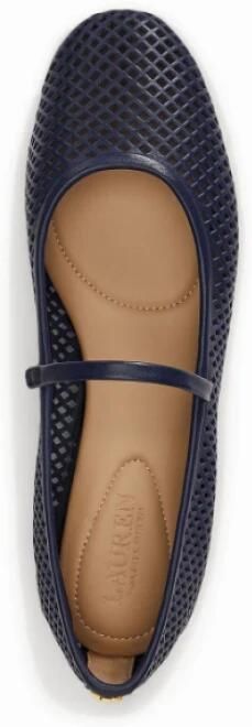 Ralph Lauren Jayna Nappa Leren Ballerina - Foto 2