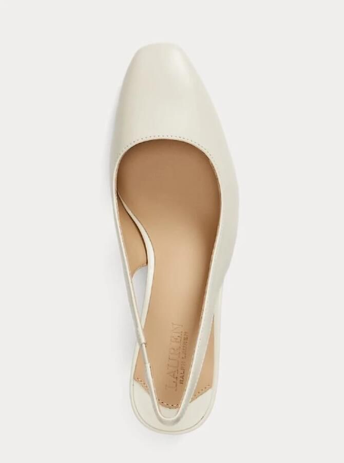 Lauren Ralph Lauren Slingback pumps van echt leer - Foto 2
