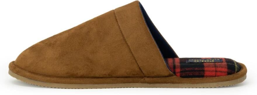 Ralph Lauren Klarence Snuff Cream Pantoffels Brown Heren - Foto 3