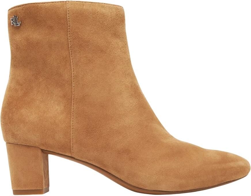 Lauren Ralph Lauren Laarsjes met labelapplicatie en blokhak