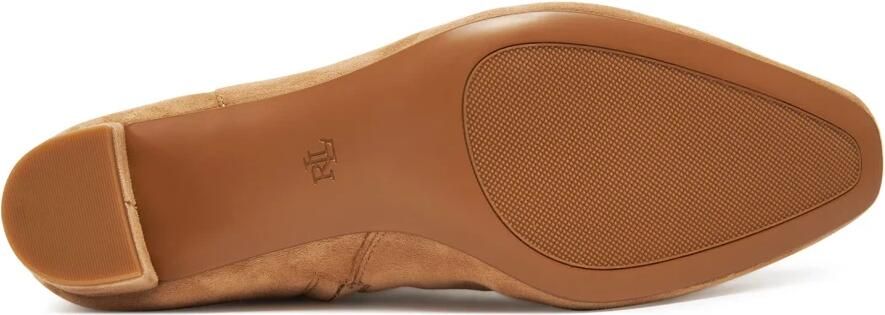 Lauren Ralph Lauren Laarsjes met labelapplicatie en blokhak