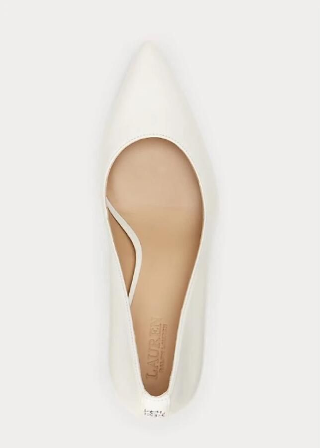 Lauren Ralph Lauren Hoge hakken Lanette Pumps Closed Toe in crème - Foto 2
