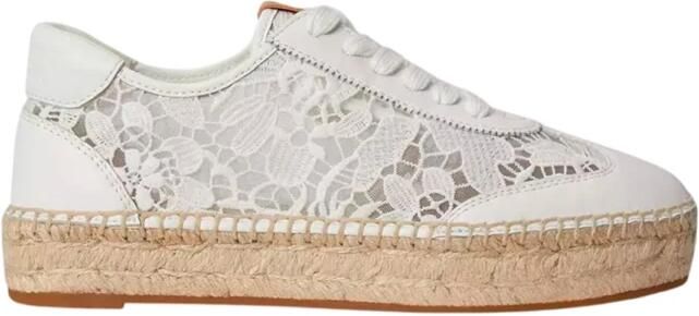 Lauren Ralph Lauren low top sneakers met geborduurd motief model 'LUIZE'