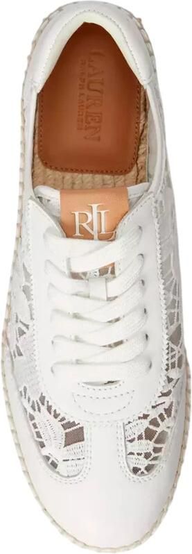 Lauren Ralph Lauren low top sneakers met geborduurd motief model 'LUIZE' - Foto 2