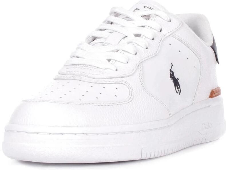 POLO RALPH LAUREN Ralph Lauren Lage Sneakers Heren Masters Court Low Top Maat: 48 Materiaal: Leer Kleur: Wit - Foto 5