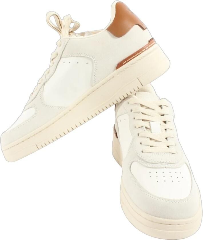 Polo Ralph Lauren Witte Masters Sneakers met Suède Inzetstukken White Heren - Foto 3