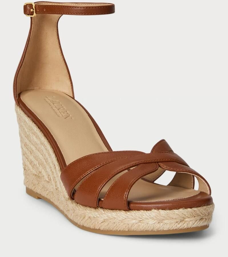 Lauren Ralph Lauren Wedges van echt rundleer model 'NELLIE' - Foto 2