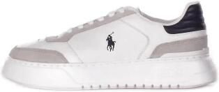 POLO Ralph Lauren RLite Sport leren sneakers wit blauw - Foto 2