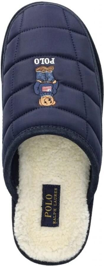 Polo Ralph Lauren Huisschoenen met labelstitching en voering van teddybont - Foto 2