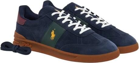 POLO RALPH LAUREN Ralph Lauren Lage Sneakers Heren Heritage Area Suède Blauw