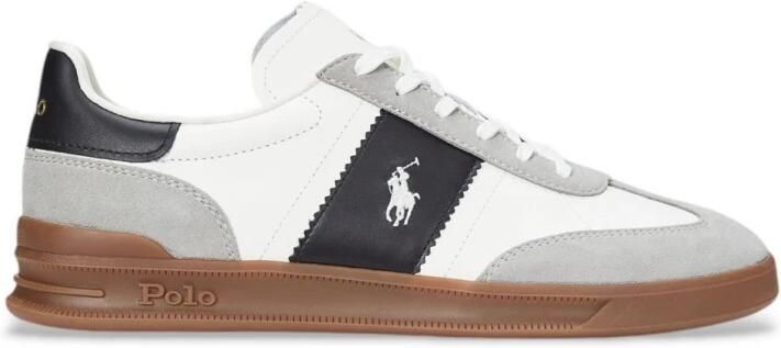 POLO RALPH LAUREN Ralph Lauren Lage Sneakers Heren Heritage Aera Pp Low Top Lace Leer Wit - Foto 2
