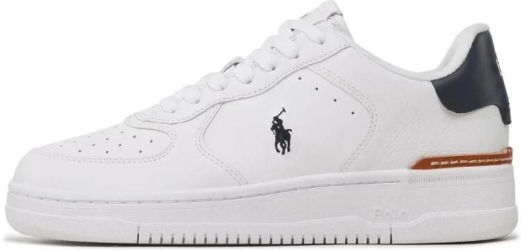 POLO RALPH LAUREN Ralph Lauren Lage Sneakers Heren Masters Court Low Top Maat: 48 Materiaal: Leer Kleur: Wit - Foto 7