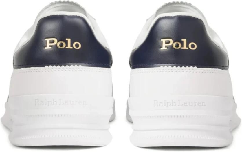 Polo Ralph Lauren Witte blauwe en rode sneakers White Heren