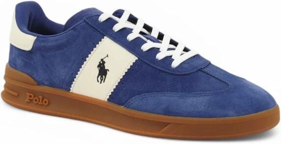POLO RALPH LAUREN Ralph Lauren Lage Sneakers Heren Hrt Aera Pp Low Top Lace Maat: 46 Materiaal: Suède Kleur: Blauw