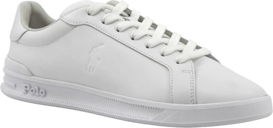 Lauren Ralph Lauren Sneakers van leer met reliëflogo