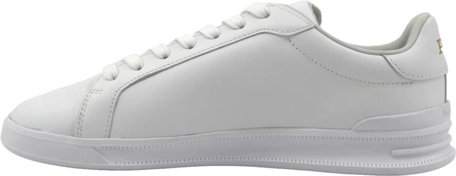 Lauren Ralph Lauren Sneakers van leer met reliëflogo - Foto 3