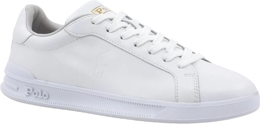Lauren Ralph Lauren Sneakers van leer met reliëflogo