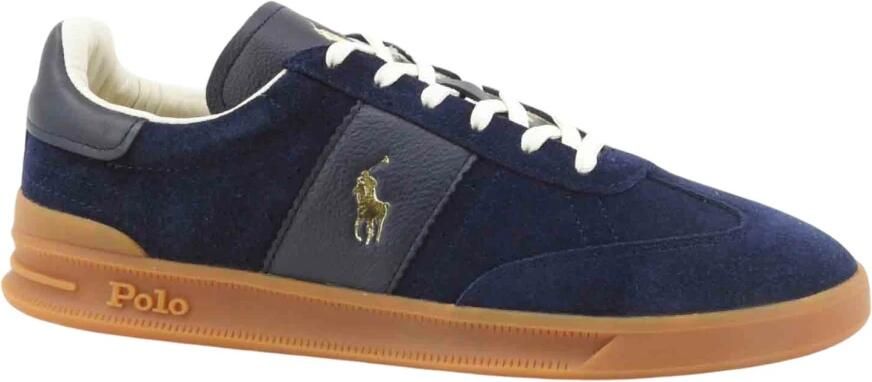 POLO RALPH LAUREN Ralph Lauren Lage Sneakers Hrt Aera Pp Sneakers Low Top Lace D Suède Blauw - Foto 3