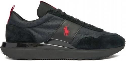 Polo Ralph Lauren Sneakers van gecoate leermix model 'TRAIN 89'
