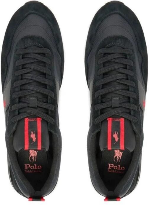 Polo Ralph Lauren Sneakers van gecoate leermix model 'TRAIN 89' - Foto 2