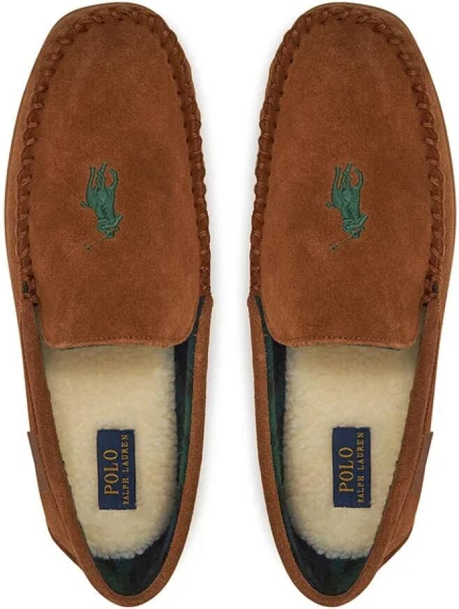 Ralph Lauren Warme loafers met logo aan de voorzijde - Foto 2