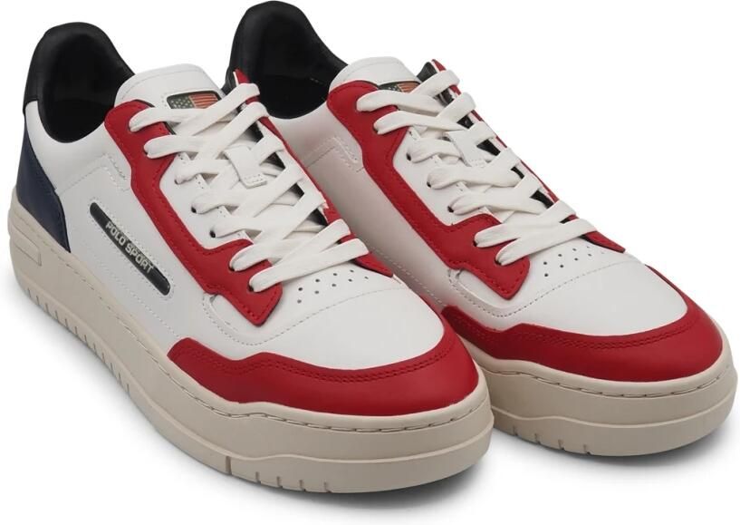 Polo Ralph Lauren Sneakers van leer met labeldetail