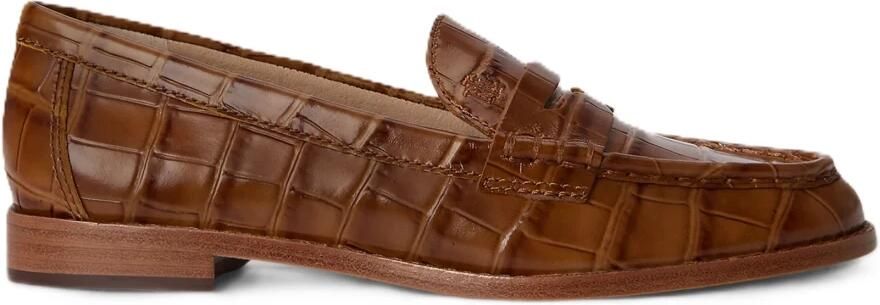 Lauren Ralph Lauren loafers van echt leer