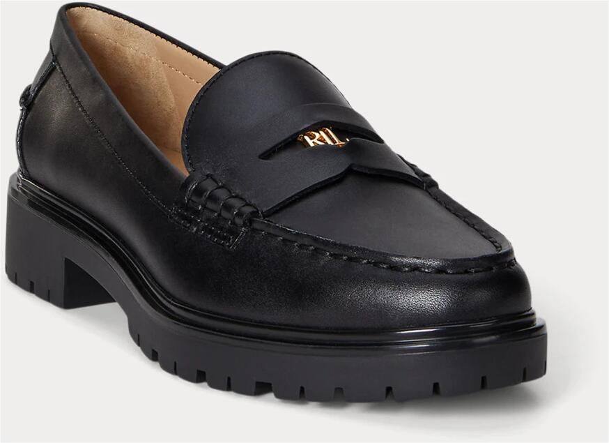 LAUREN RALPH LAUREN Loafers Dames Marli Maat: 37 Materiaal: Leer Kleur: Zwart - Foto 3