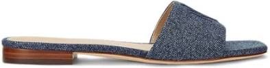 Lauren Ralph Lauren Slippers & Mules Everley Sld Sandals Slide in blauw
