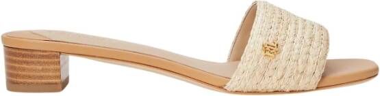 Lauren Ralph Lauren Fay Sandals Flat Sandal in beige