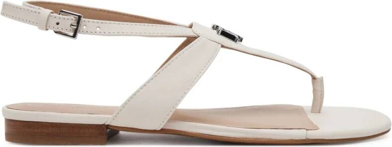 Lauren Ralph Lauren Sandalen Everley Sandals Flat Sandal in crème