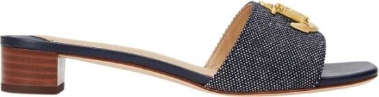 Ralph Lauren Sandali Fay van stof met logo en anker