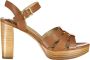 Lauren Ralph Lauren Sandalen Soffia Sandals Heel Sandal in bruin - Thumbnail 1