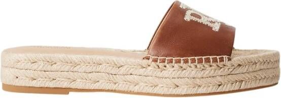 Ralph Lauren Sliders Brown Dames