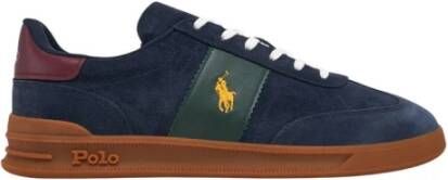 POLO RALPH LAUREN Ralph Lauren Lage Sneakers Heritage Area Suède Blauw