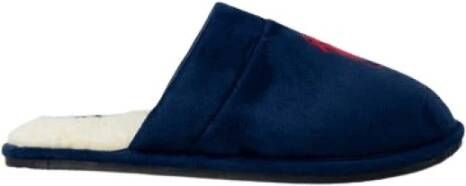 Ralph Lauren Comfortabele en stijlvolle Klarence pantoffels Blauw Heren