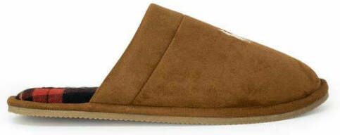 Ralph Lauren Klarence Snuff Cream Pantoffels Brown Heren - Foto 4