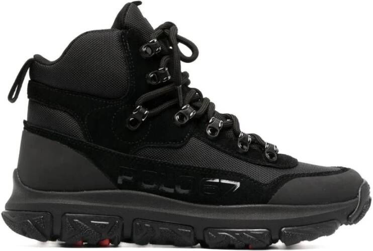 Polo Ralph Lauren Zwarte Casual Trainers Lage Top Sneakers Black Heren