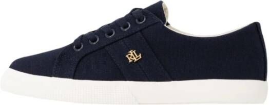 Lauren Ralph Lauren Sneakers Janson II Canvas Vulc Sneakers in blauw