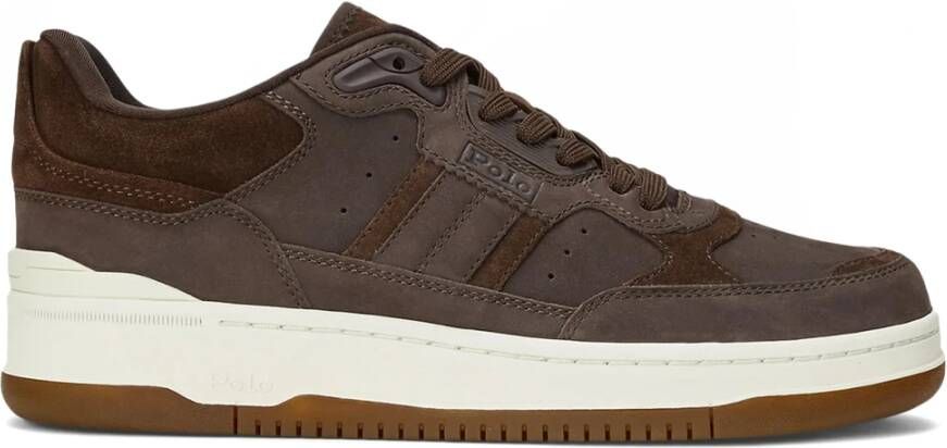 Polo Ralph Lauren Heren Bruine Sneakers Brown Heren